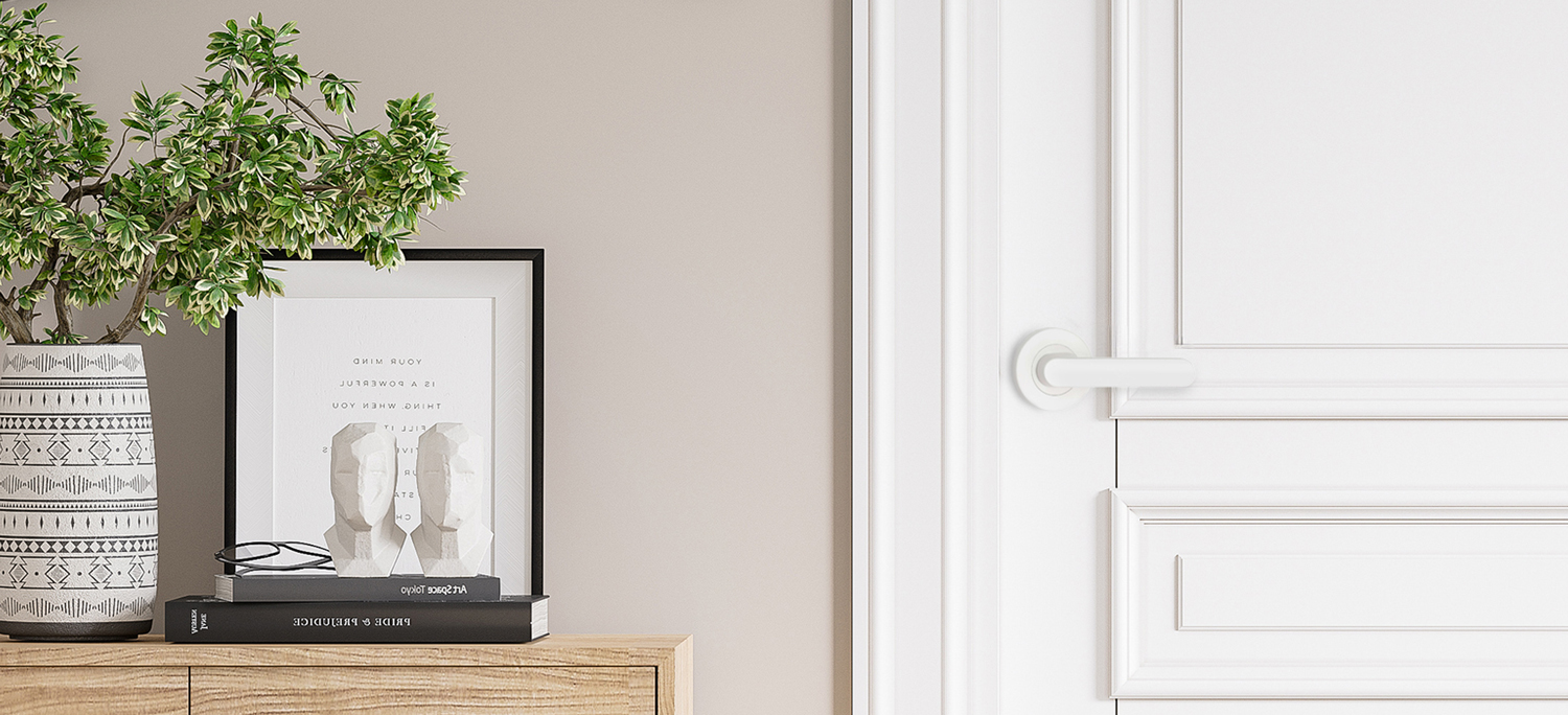 White Door hardware