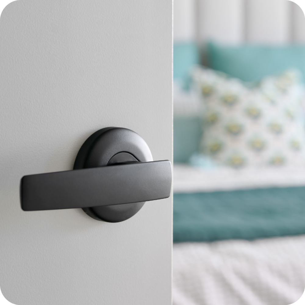 Neue Angular Prvacy Lever Set in Black