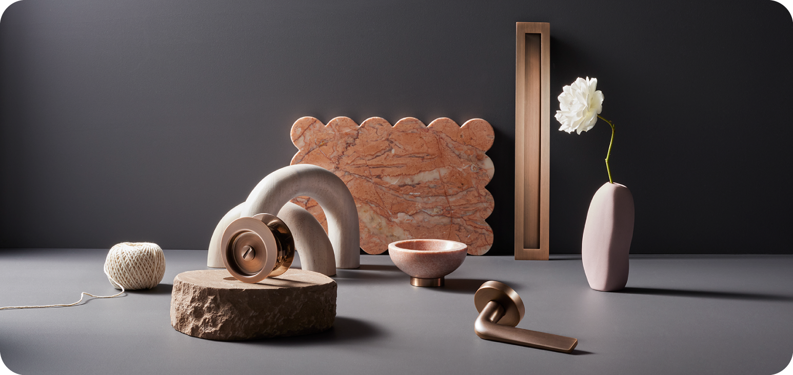 Aged Brushed Copper finish Collection