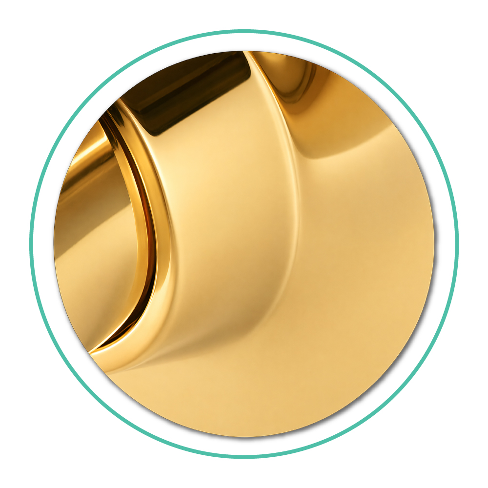 Polished Brass finish
