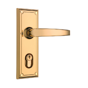 Traditional Lever in Bright Goldtone